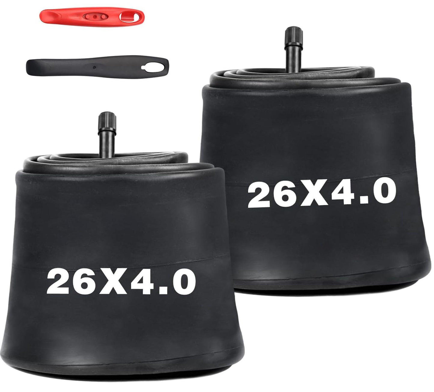26x4.0 Fat Tire Inner Tube for Senada Saber, Saber Pro, Herald, Herald Pro, Adventure, Explore | 26*4.0 Fat E-Bike Tyre Replacement Set