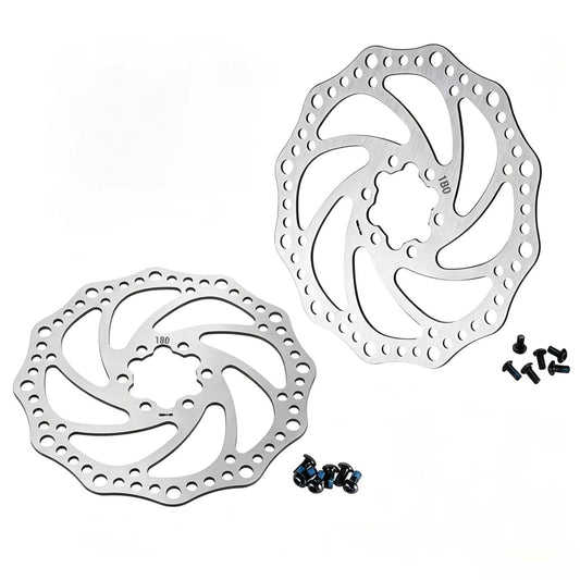 180mm Brake Rotor Disc for Senada Saber, Saber Pro, Herald, Herald Pro, Adventure, Explore | 2PCS Heavy Duty E-Bike Replacement Brake Disc