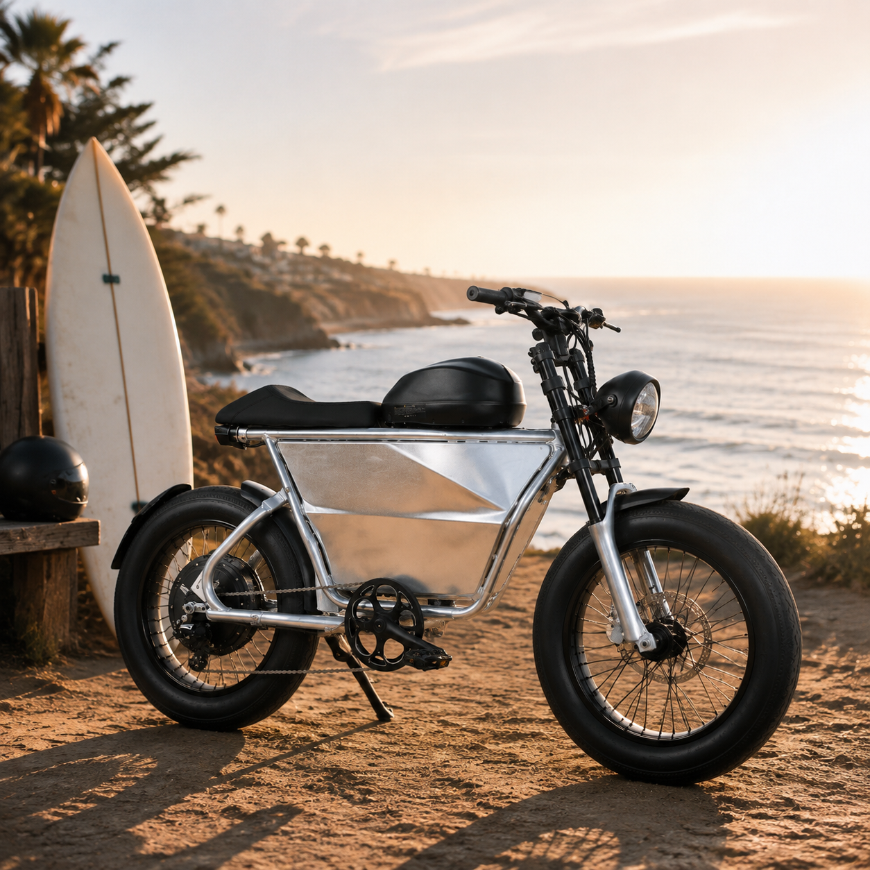 Raven 1000W Electric Motorbike | 48V 27Ah Removable Battery 7‑Speed Fat Tire Electric Motorcycle