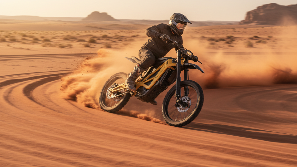 Fuansy mountain electric bike on trail